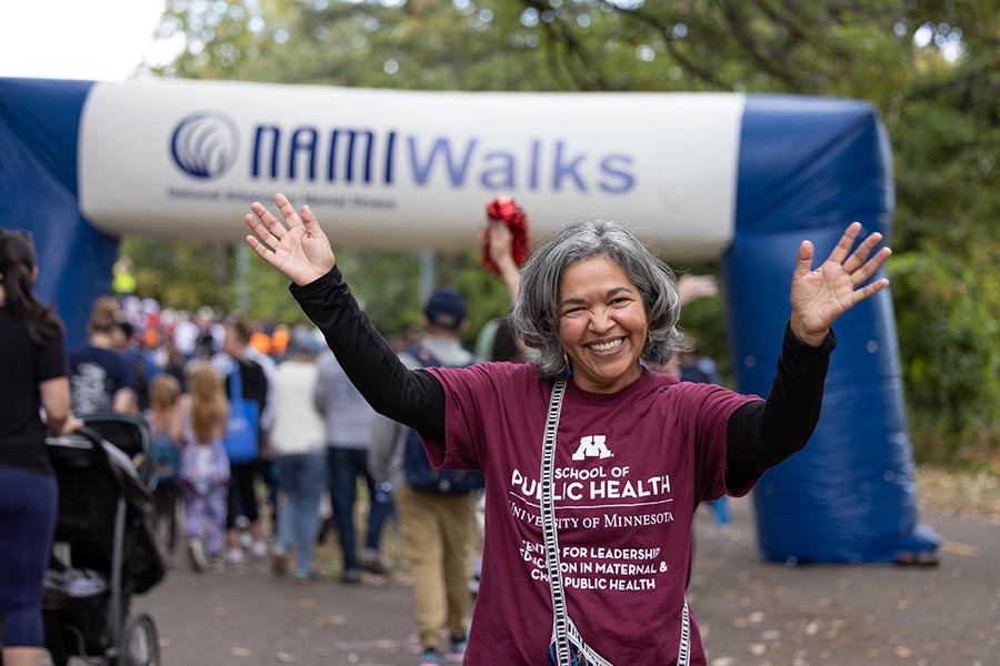 Person at the Nami Walk 2022